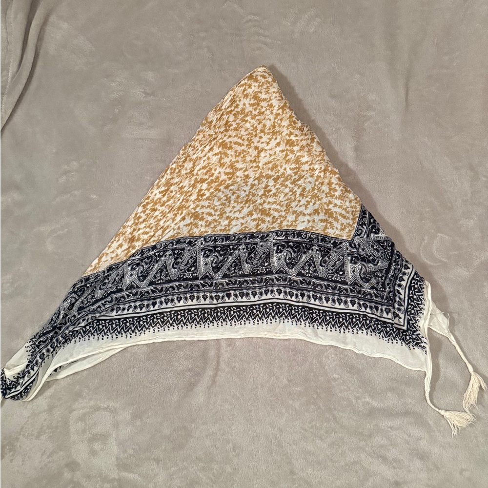 Bohemian Bandana with Floral and Paisley Patterns